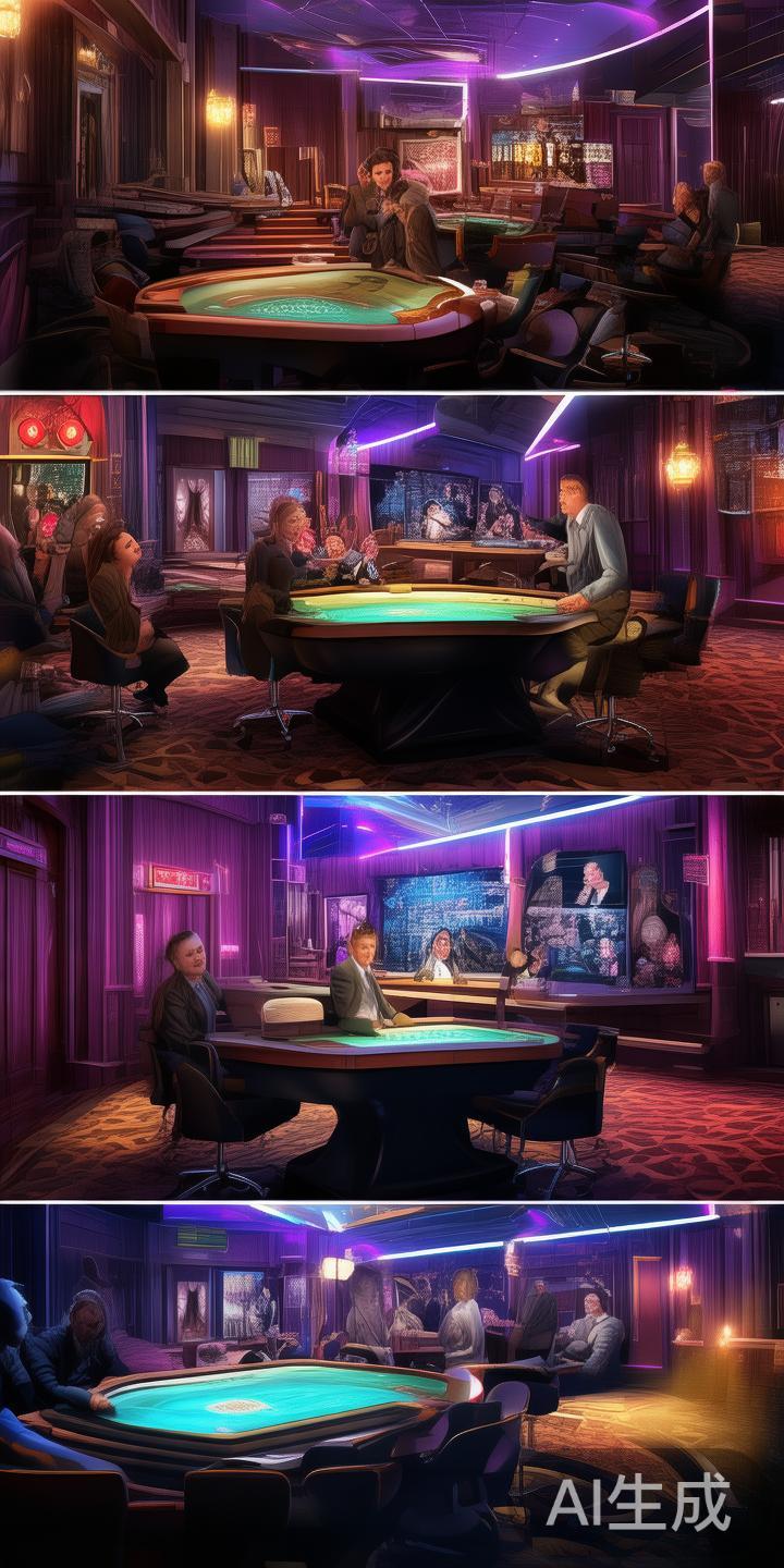 与传统电子棋牌游戏相比，大游BG真人游戏最大的特色